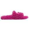 Cities Paris Furry Slides “Pink” 654261W2DO25301