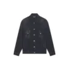 Cities Paris Oversized Denim Jacket “Washed Black White” 690198TBP479034