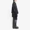 Cities Paris Oversized Denim Jacket “Washed Black White” 690198TBP479034