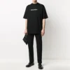 Classic Logo Large Short Sleeve Unisex Black 620941TIV501070