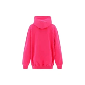 Classic Logo Minimalistic Solid Color Hoodie Pink 570798THV775630