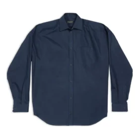 Cocoon Shirt “Navy Blue” 725367TNM158065