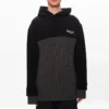 Cola Label Splicing hooded Sports “Black” 621069T31754088