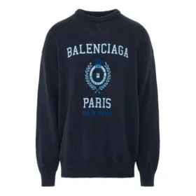 College Crest Crewneck Sweatshirt “Navy” 696226T32394640