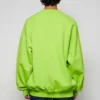 Contrasting Logo Sweatshirt “Lime” 671125TKVB57072