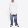 Copyright Logo Print Medium Fit Hoodie “White” 578135TIV559152