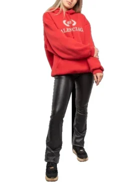Cotton BB Logo Oversized Hoodie “Red” 547765TCV316400