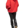 Cotton BB Logo Oversized Hoodie “Red” 547765TCV316400