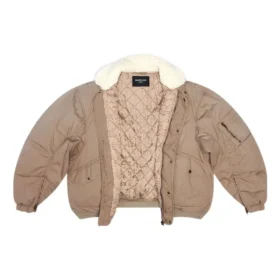 Cotton Ripstop Unity Bomber Jacket “Beige” 698837TLP039577
