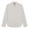 Cotton Shirt Large Fit “Cement Grey” 681688TKM102967