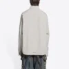 Cotton Shirt Large Fit “Cement Grey” 681688TKM102967