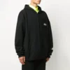 Crew Alphabet Printing Zipper Unisex Black 620974TIV751070