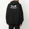 Crew Alphabet Printing Zipper Unisex Black 620974TIV751070
