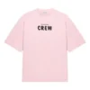 Crew Logo Printing Short Sleeve Pink/Red 620941TIVG91900