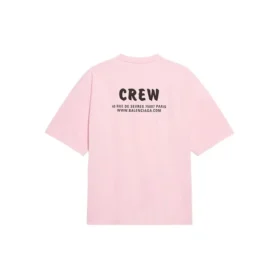 Crew Logo Printing Short Sleeve Pink/Red 620941TIVG91900
