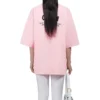 Crew Logo Printing Short Sleeve Pink/Red 620941TIVG91900