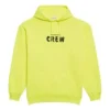 Crew Printing Hoodie Yellow 578135TIV757072