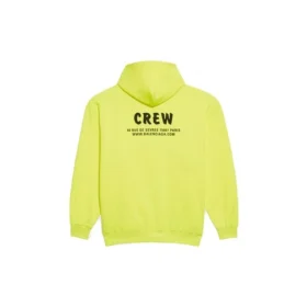 Crew Printing Hoodie Yellow 578135TIV757072