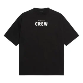 Crew Printing Loose Short Sleeve Black 620941TIV741070