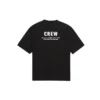 Crew Printing Loose Short Sleeve Black 620941TIV741070