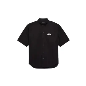 Crew Short Sleeve Shirt “Black” 622251TIM391000