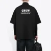 Crew Short Sleeve Shirt “Black” 622251TIM391000