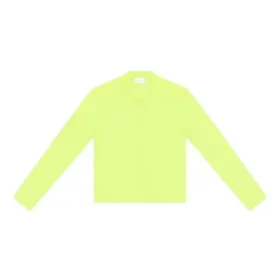 Crewneck Long Sleeve Top “Fluo Yellow” 704103TMVB77204