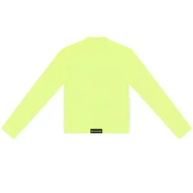 Crewneck Long Sleeve Top “Fluo Yellow” 704103TMVB77204