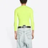 Crewneck Long Sleeve Top “Fluo Yellow” 704103TMVB77204