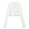 Cropped Cardigan “White” 793604T33289000