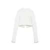 Cropped Cardigan “White” 793604T33289000