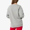 Crown Solid Color Alphabet Logo Pullover Hoodie Gray 578132TGV681300