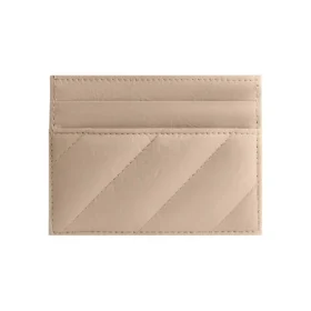 Crush Card Holder Quilted “Beige” 766467210J02906