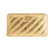 Crush Continental Wallet Metallized Quilted “Gold” 7664472AAYO8004