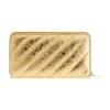 Crush Continental Wallet Metallized Quilted “Gold” 7664472AAYO8004