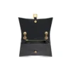 Crush Crocodile Medium Chain Bag “Black” 716393210IX1000