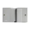 Crush Flap Coin And Card Holder Metallized Quilted “Silver” 766461210IW8110