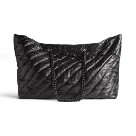 Crush Large Carry All Tote Bag Quilted “Black” 7717182AAWW1000