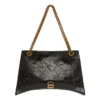 Crush Large Chain Bag “Black” 716332210IT1000