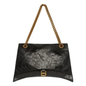 Crush Large Chain Bag “Black” 716332210IT1000