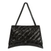 Crush Large Chain Bag Quilted “Black” 716332210IY1000