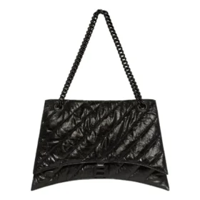 Crush Large Chain Bag Quilted “Black” 716332210IY1000
