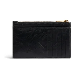 Crush Long Coin And Card Holder Quilted “Black” 766465210J11000