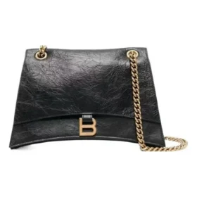 Crush Medium Chain Bag “Black” 716393210IT1000