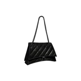 Crush Medium Chain Bag Quilted “Black” 716393210IY1000