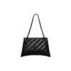 Crush Medium Chain Bag Quilted “Black” 716393210IY1000