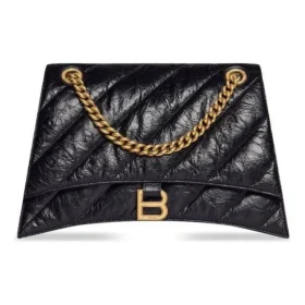 Crush Medium Chain Bag Quilted “Black” 716393210J11000