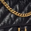 Crush Medium Chain Bag Quilted “Black” 716393210J11000