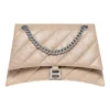Crush Medium Chain Bag Quilted “Light Brown” 716393210J02906