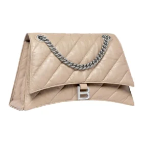 Crush Medium Chain Bag Quilted “Light Brown” 716393210J02906